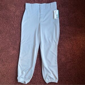 Champro Baseball Pants Youth XL Gray Classic Loose Fit Elastic Hem NWT